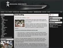 Tablet Screenshot of nihonswords.com